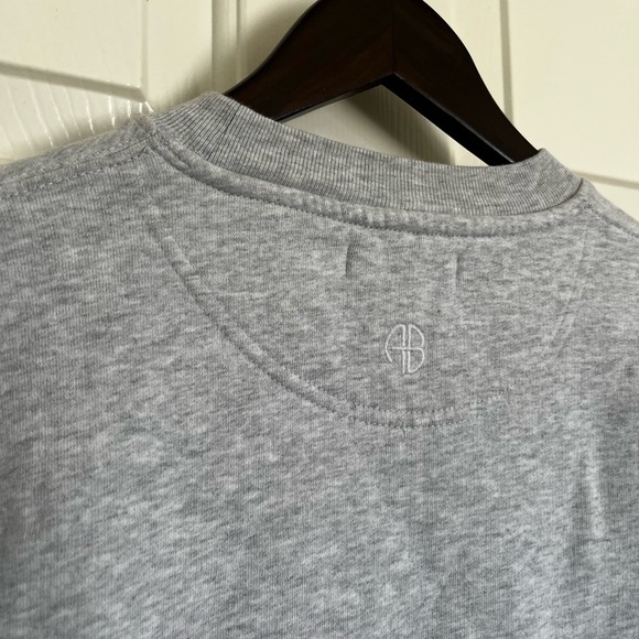 Anine Bing NWT Terry O’Neill Kate Moss Graphic Pullover Sweatshirt Gray Medium - Picture 11 of 11